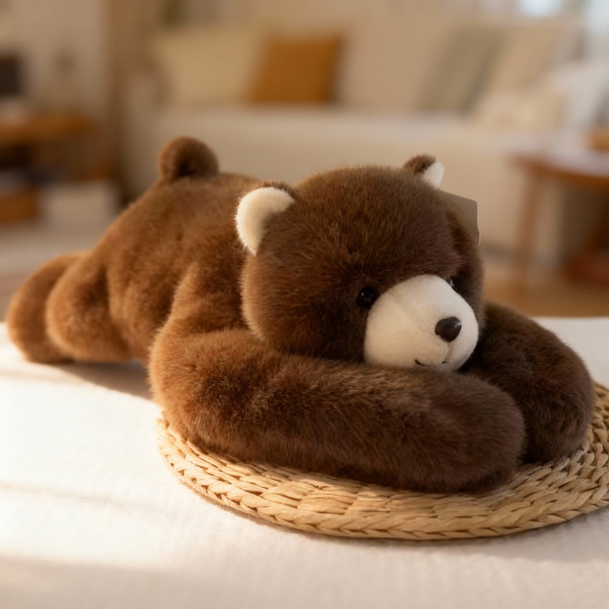 SOFTHUGGO – Compagnon câlin anti-stress avec fausse fourrure ultra douce