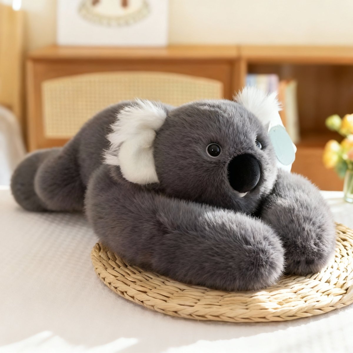 SOFTHUGGO – Compagnon câlin anti-stress avec fausse fourrure ultra douce