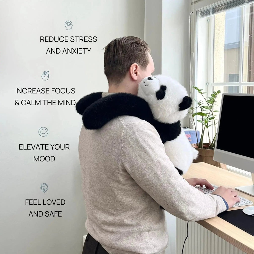 SOFTHUGGO – Compagnon de câlins apaisant avec une fourrure synthétique ultra douce