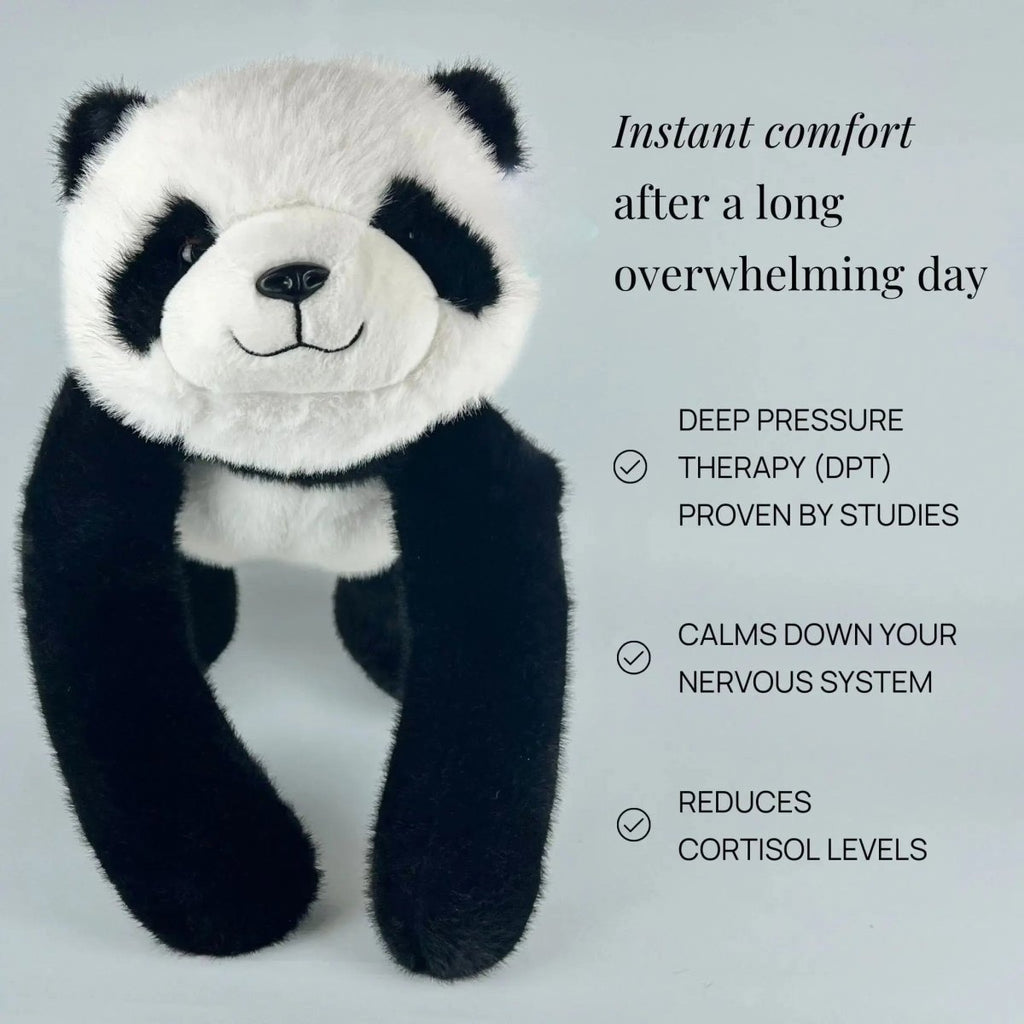 SOFTHUGGO – Compagnon câlin anti-stress avec fausse fourrure ultra douce
