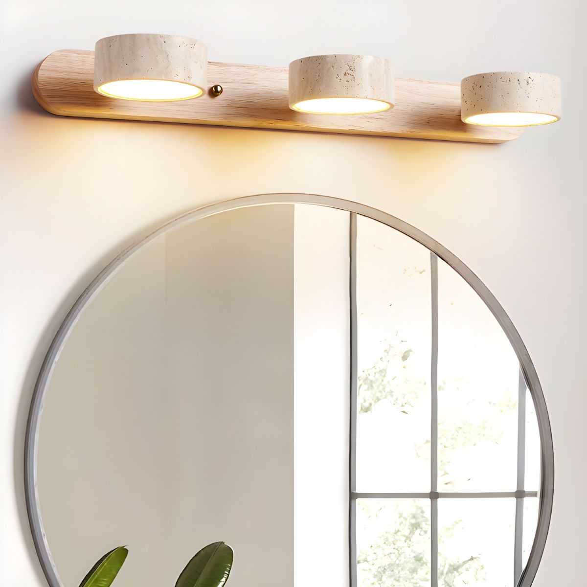 AVERRA – Applique murale LED en travertin pour un luxe architectural