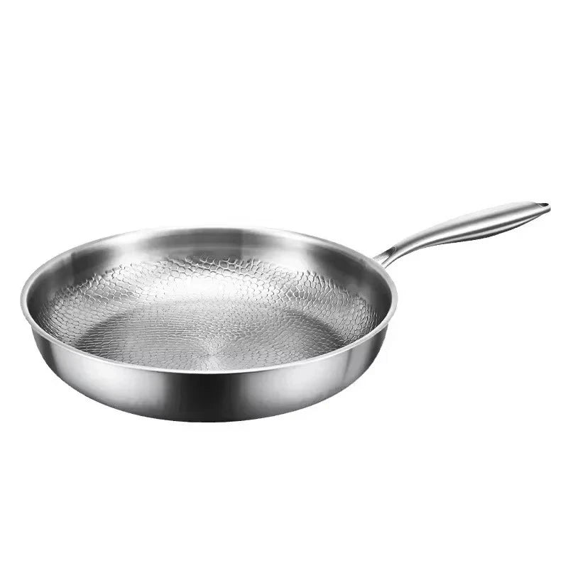 Poêle en titane martelée pour induction – Durable et cuisson uniforme