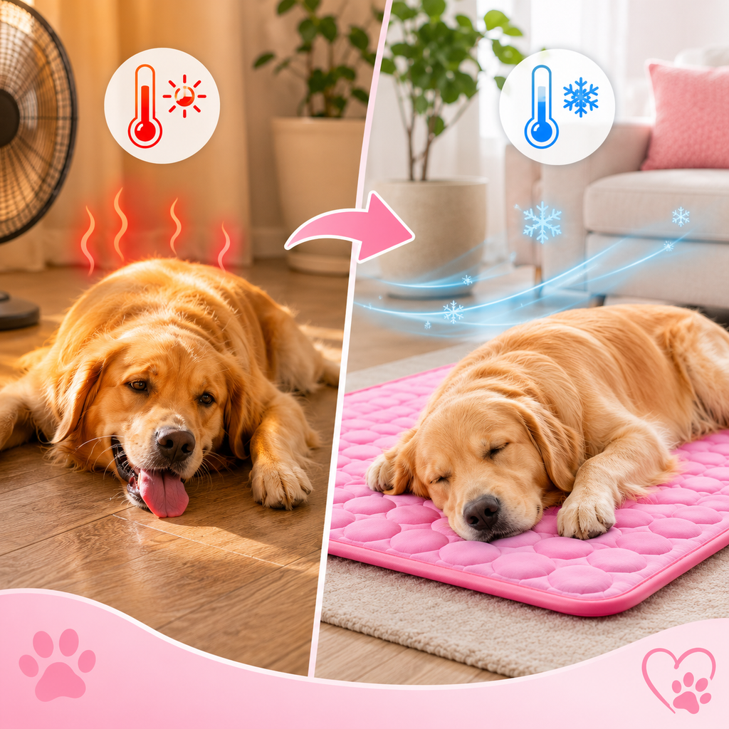 TAPIS CHILLPAWS – Lit Réfrigérant Extra Large pour Chiens et Chats