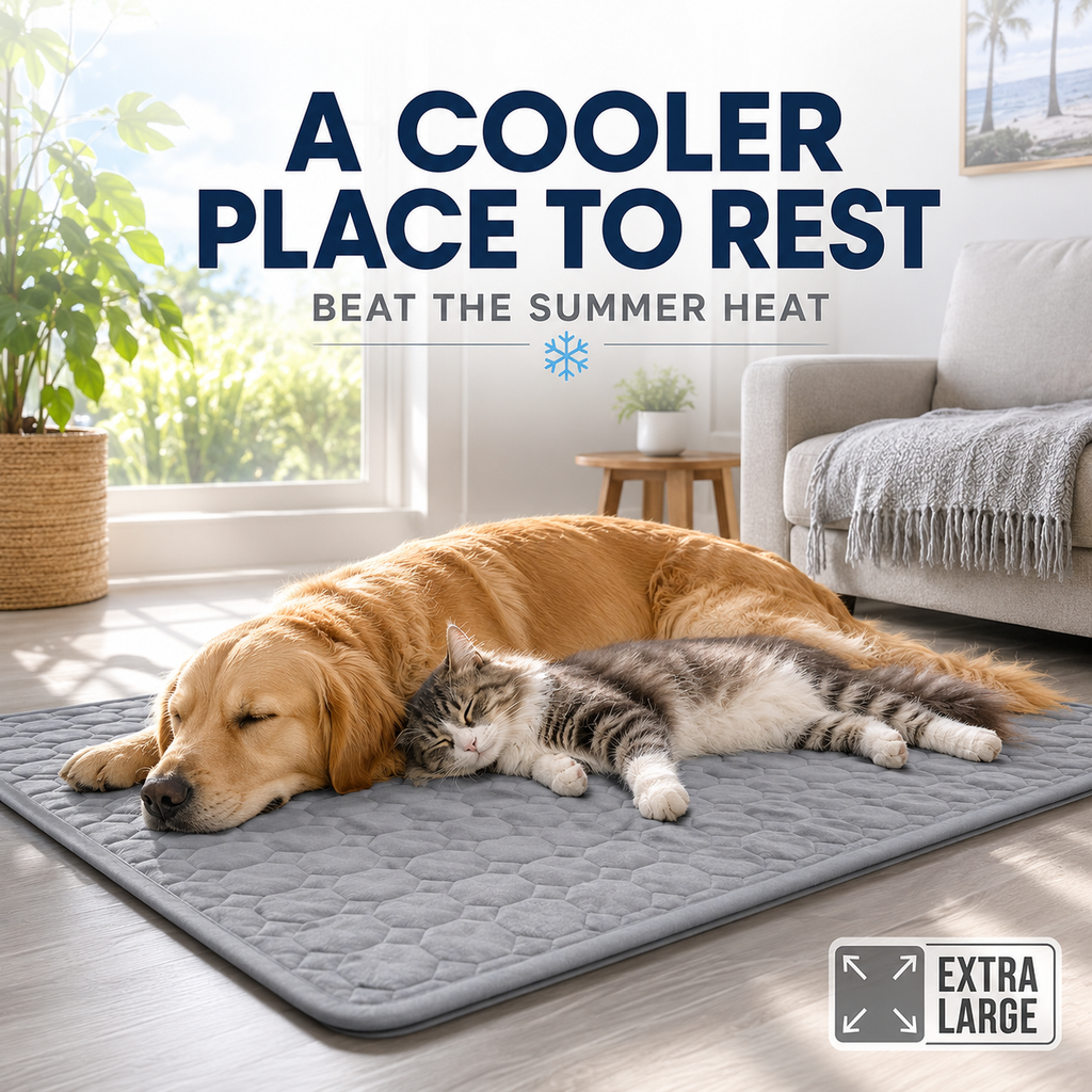TAPIS CHILLPAWS – Lit Réfrigérant Extra Large pour Chiens et Chats