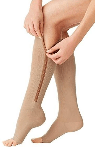 CIRCULARELIEF – Chaussettes de compression avec fermeture éclair pour soutien et soulagement