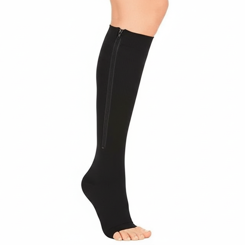 CIRCULARELIEF – Chaussettes de compression avec fermeture éclair pour soutien et soulagement