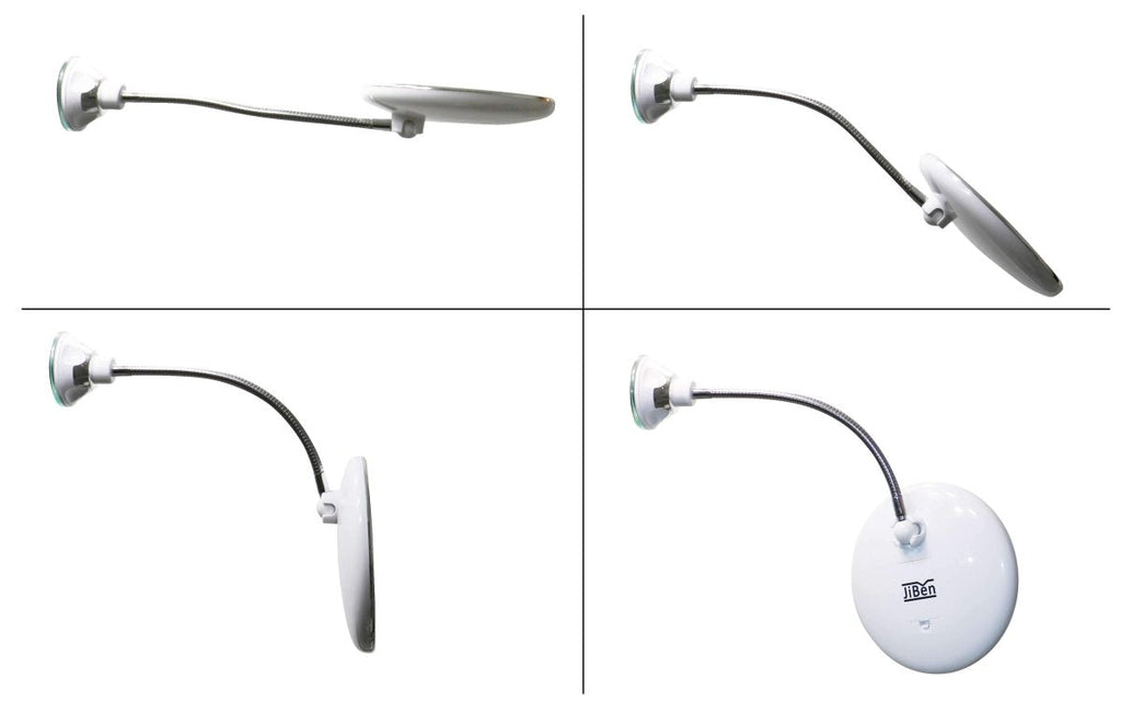 FOCUSLITE – Miroir LED avec lumière ultra-puissante et zoom précis 10x