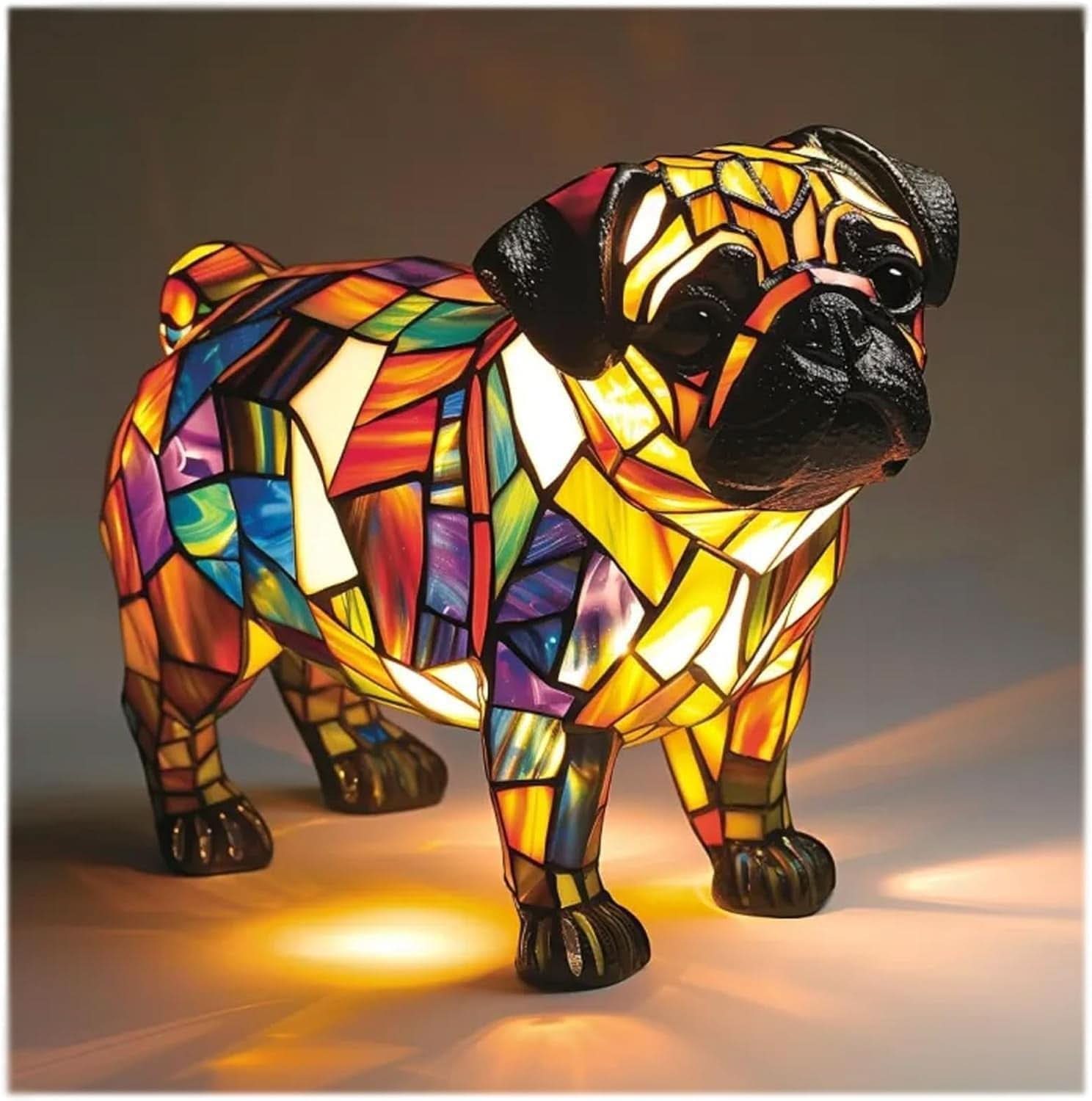 PUPGLOW – Lampe de Nuit LED de Race de Chien Artistique pour une Décoration de Maison Conviviale