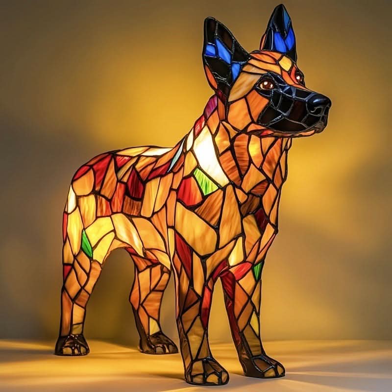 PUPGLOW – Lampe de Nuit LED de Race de Chien Artistique pour une Décoration de Maison Conviviale