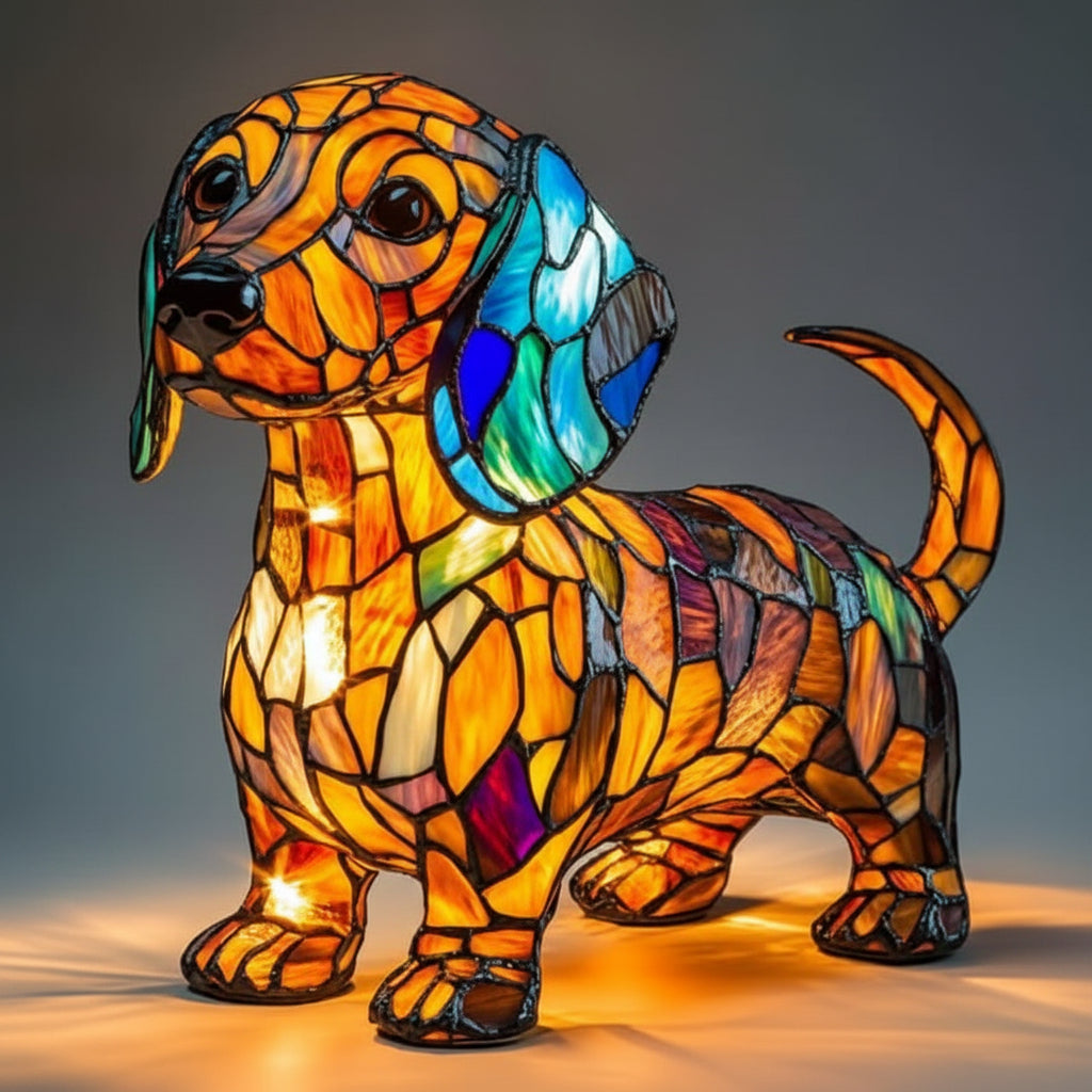 PUPGLOW – Lampe de Nuit LED de Race de Chien Artistique pour une Décoration de Maison Conviviale