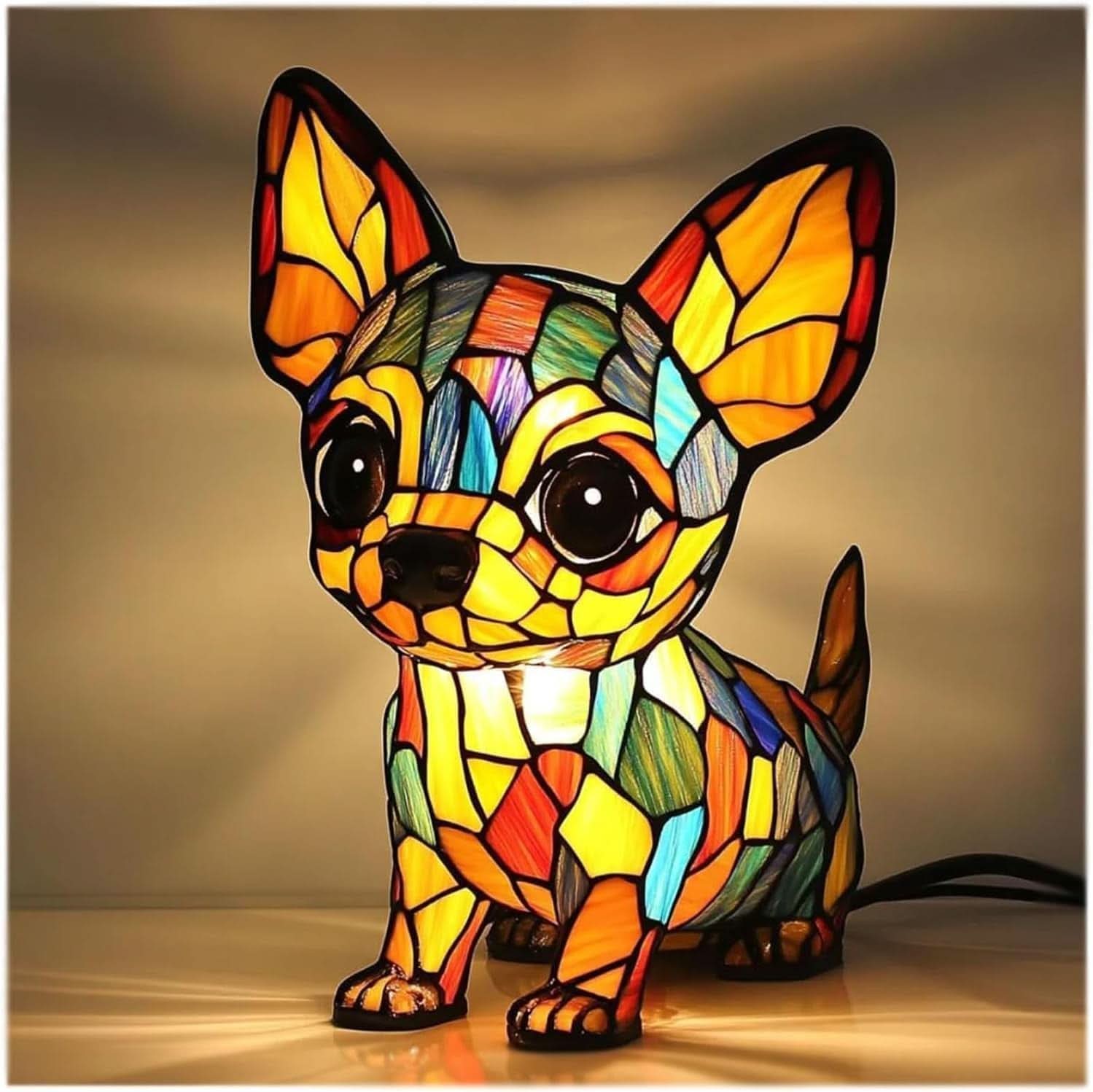 PUPGLOW – Lampe de Nuit LED de Race de Chien Artistique pour une Décoration de Maison Conviviale