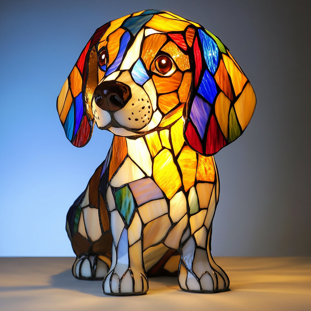 PUPGLOW – Lampe de Nuit LED de Race de Chien Artistique pour une Décoration de Maison Conviviale
