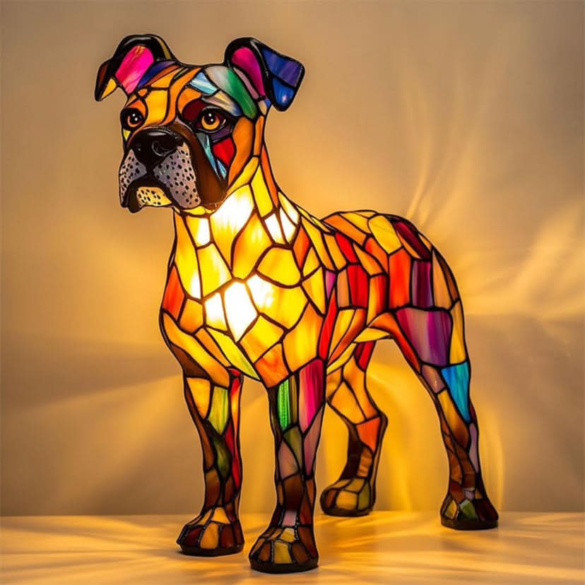 PUPGLOW – Lampe de Nuit LED de Race de Chien Artistique pour une Décoration de Maison Conviviale
