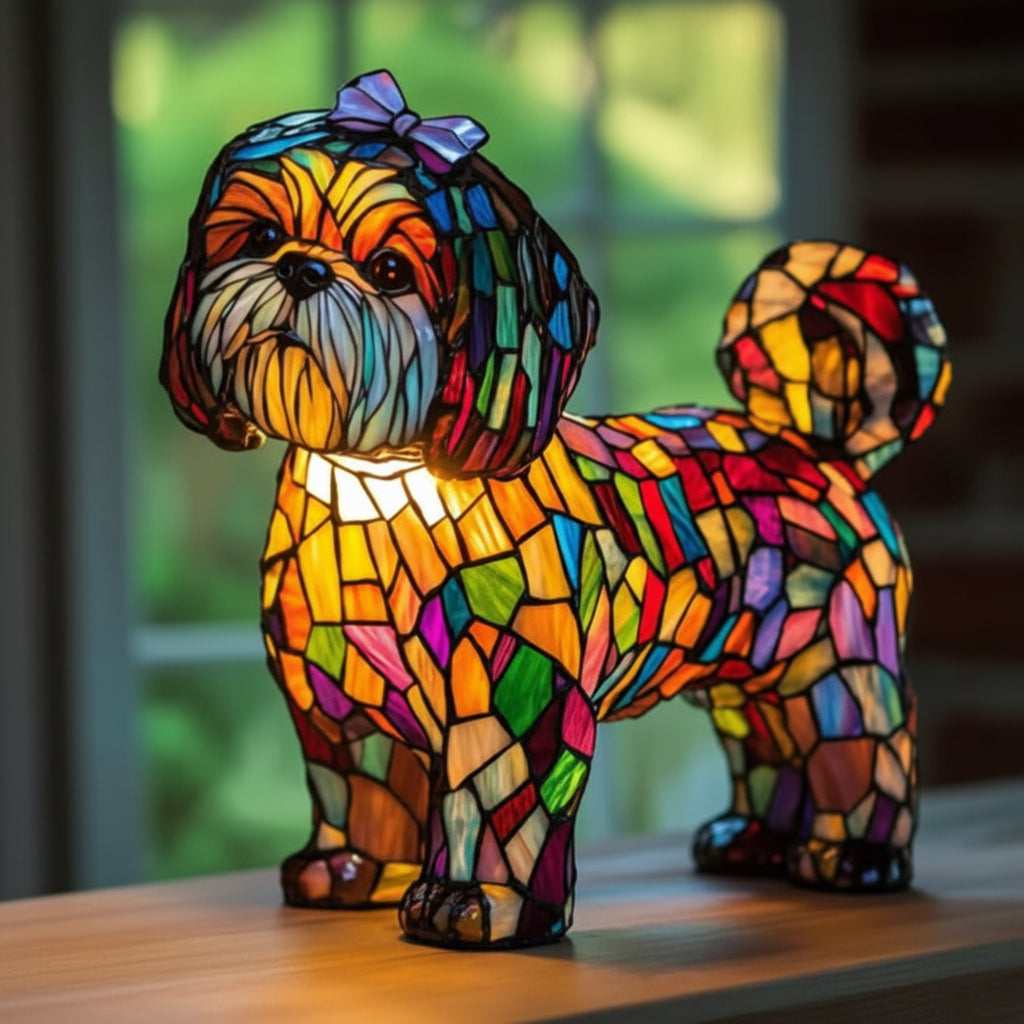 PUPGLOW – Lampe de Nuit LED de Race de Chien Artistique pour une Décoration de Maison Conviviale