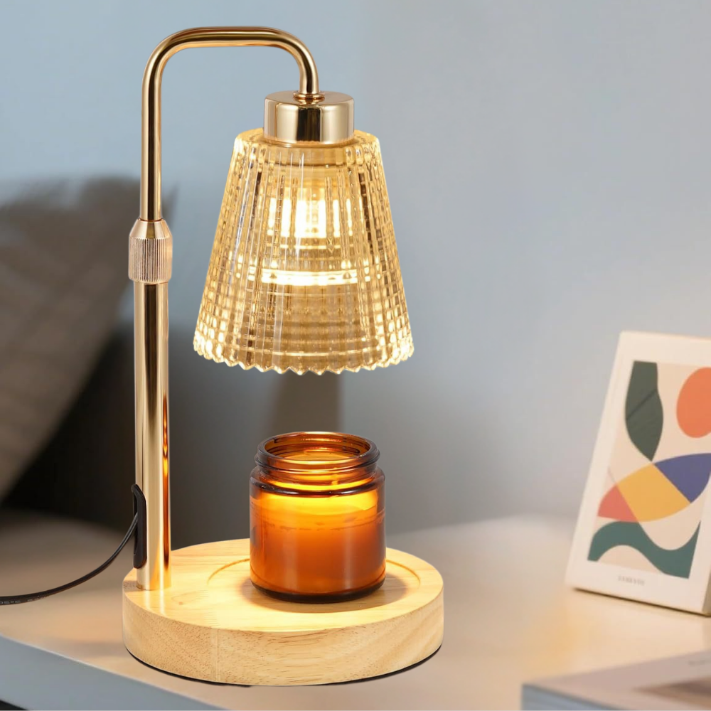 Lampe Réchauffe-Cierge Électrique avec Minuteur – Dimmable et Décorative