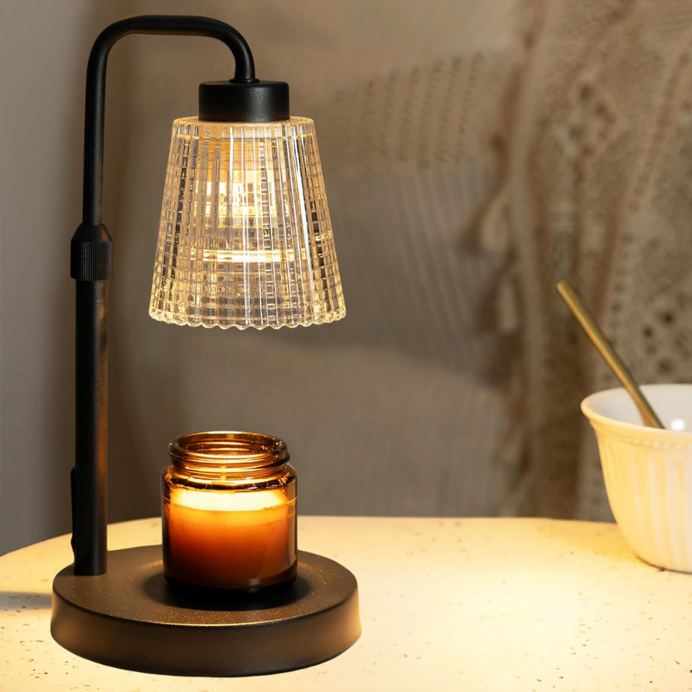 Lampe Réchauffe-Cierge Électrique avec Minuteur – Dimmable et Décorative