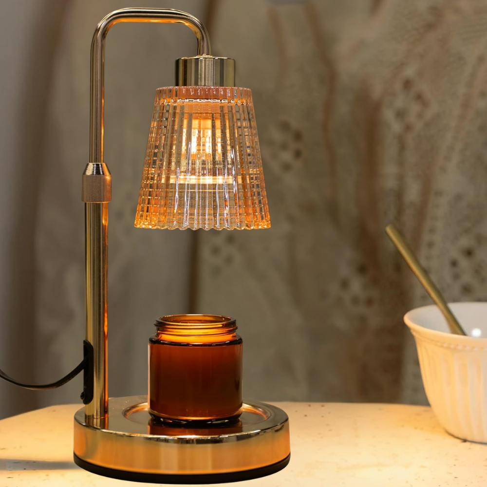 Lampe Réchauffe-Cierge Électrique avec Minuteur – Dimmable et Décorative