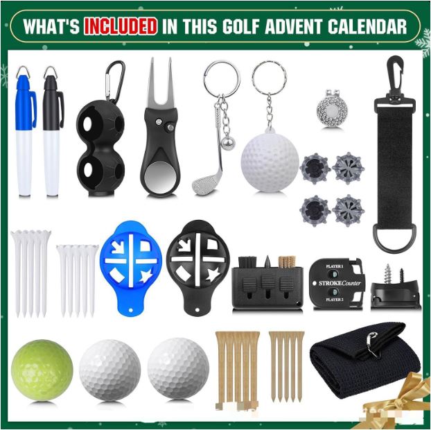 GolfTide - Calendrier de l'Avent de Noël pour Golfeurs