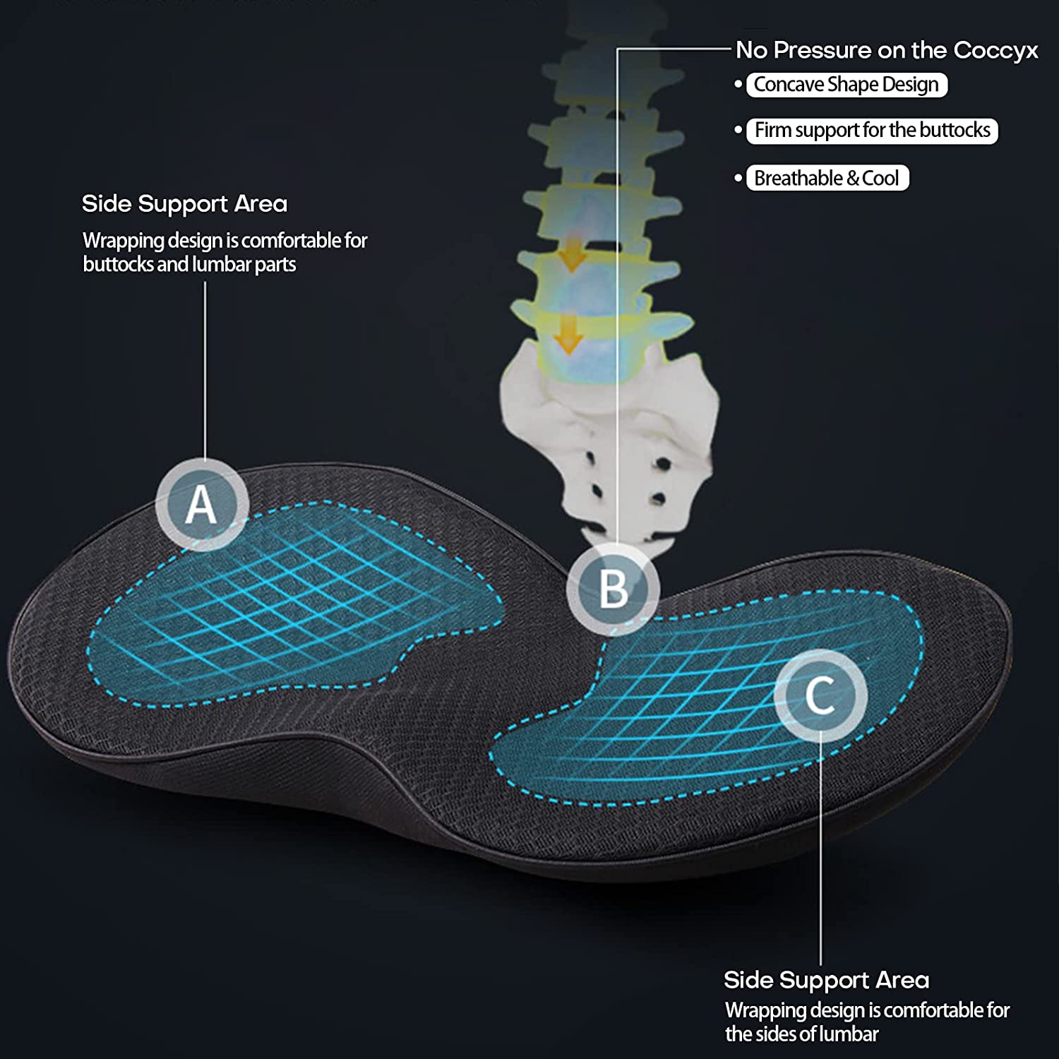 DRIVERLIFT – Coussin de Siège Auto