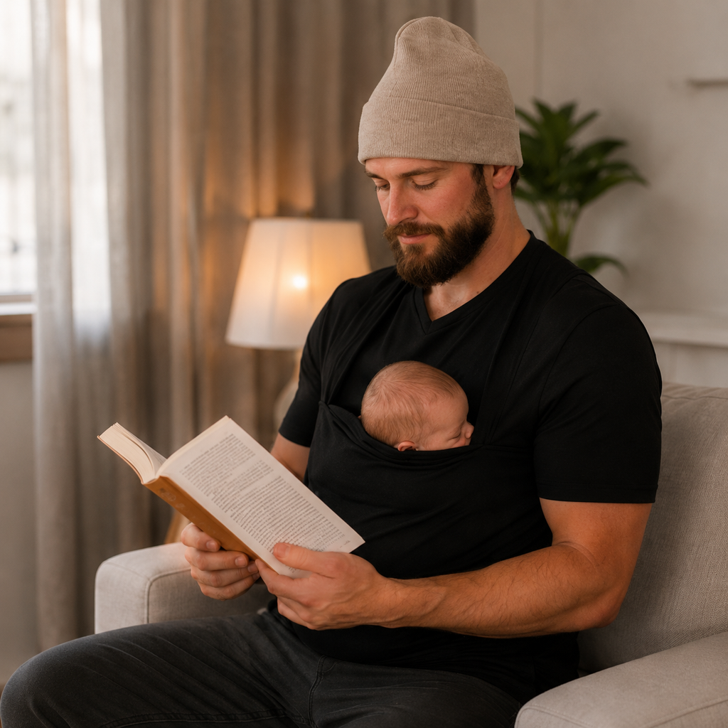 CarryMe T-shirt de Portage pour Bébé – T-shirt Confortable avec Fonction d'Allaitement