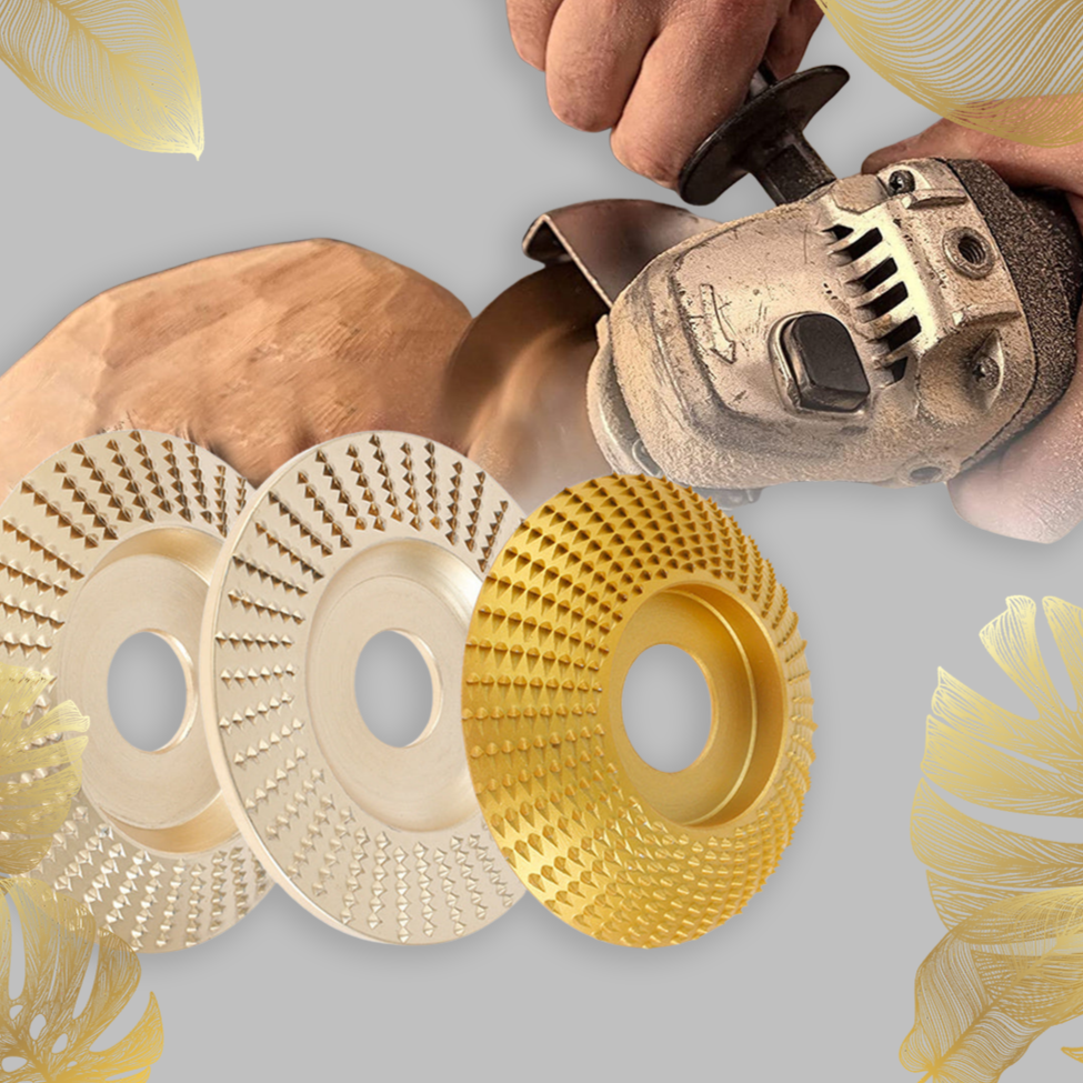 Kit de disque de sculpture sur bois – Précision et efficacité pour vos créations
