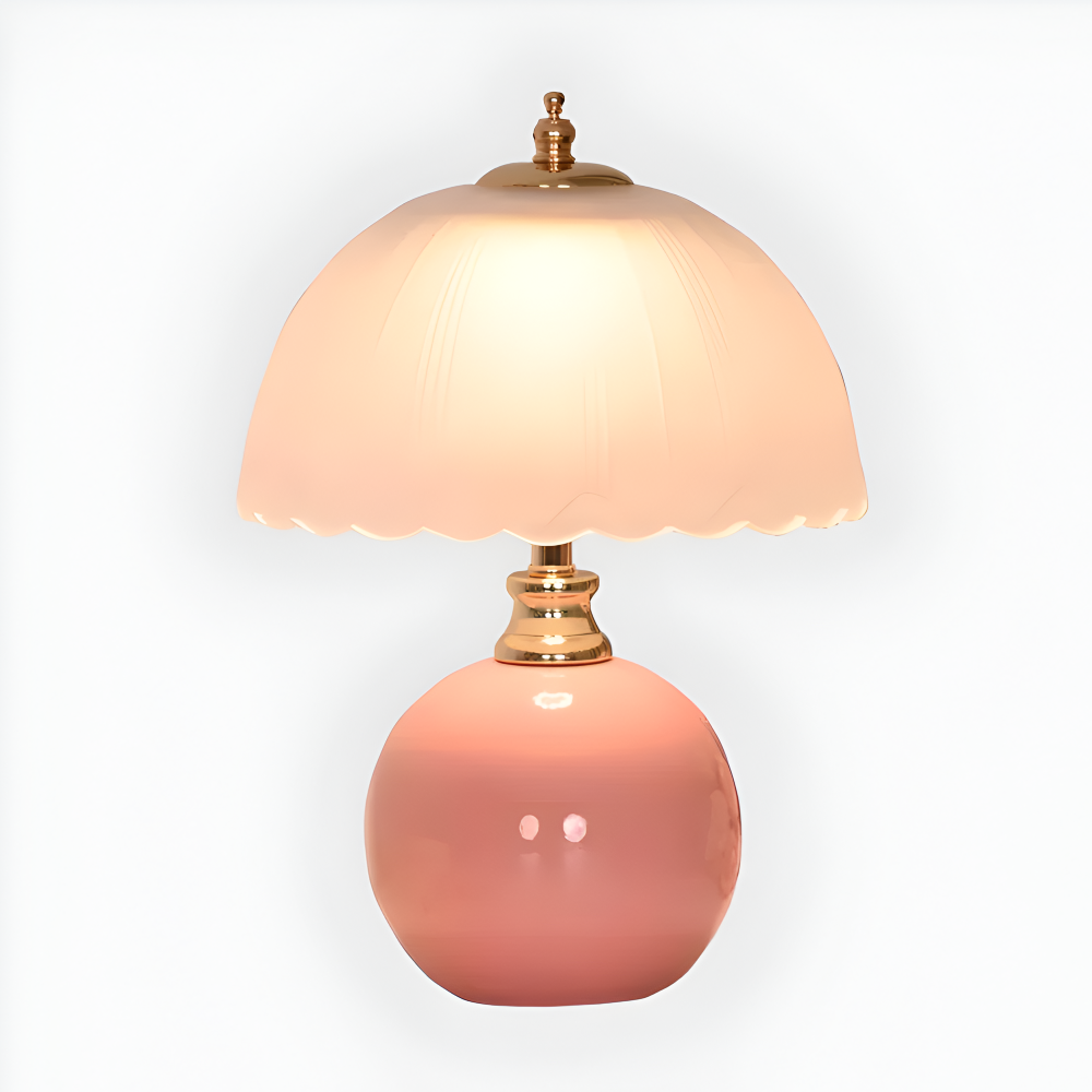 Lampe de Table en Céramique - Lampe de Chevet Élégante pour Chambres Modernes