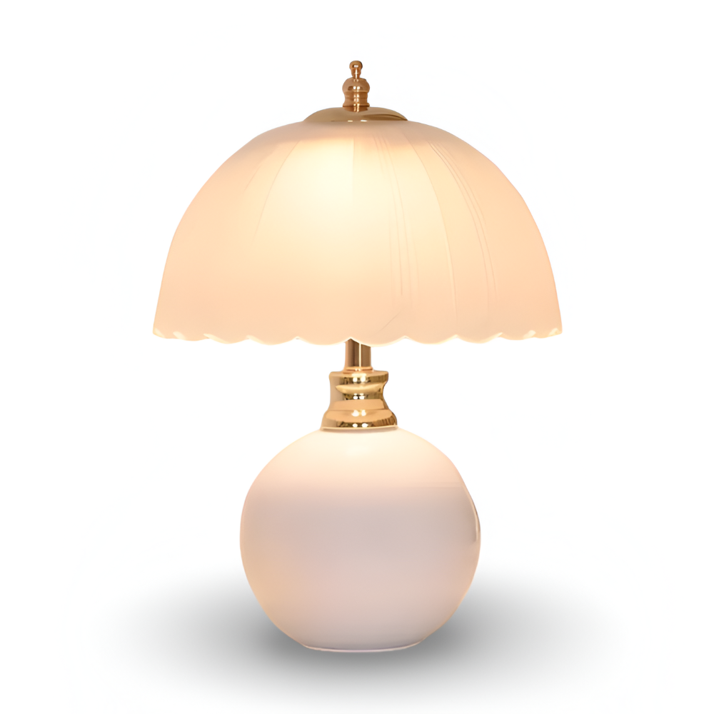 Lampe de Table en Céramique - Lampe de Chevet Élégante pour Chambres Modernes