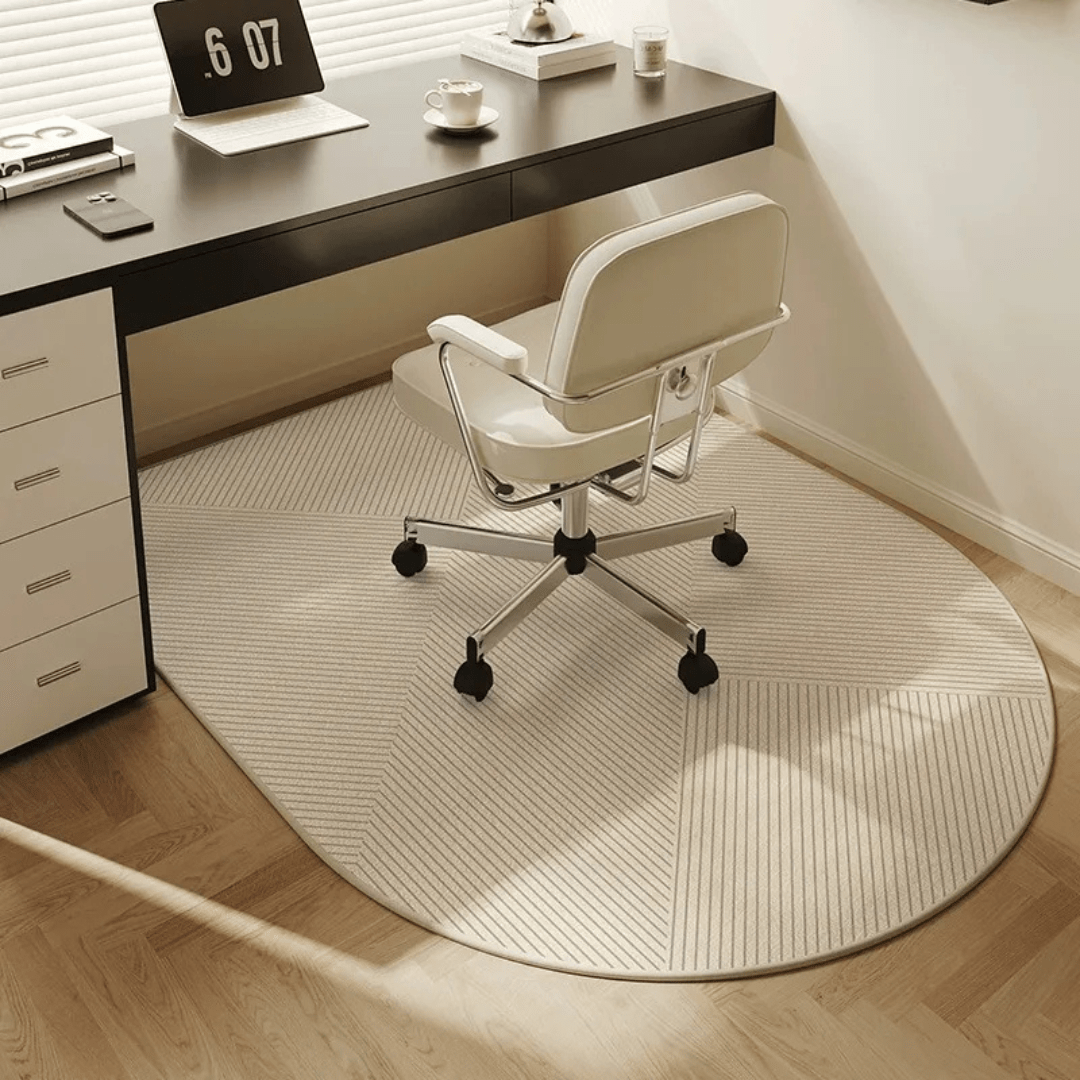 ROLLMAT - Tapis de bureau premium conçu pour protéger les tapis et les sols durs des rayures, des bosses et des dommages causés par les roulettes tout en améliorant le style de l'espace de travail