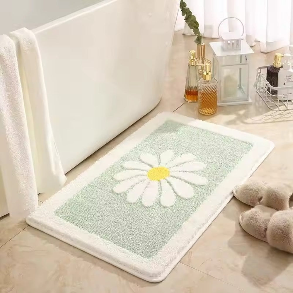 Tapis de Bain Charmant Fleur de Marguerite