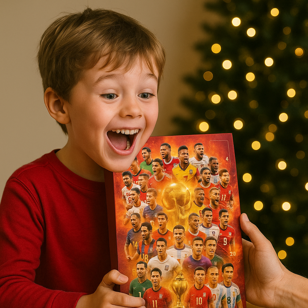 Calendrier de l'Avent Football (édition 2026) | Un mois plein de surprises