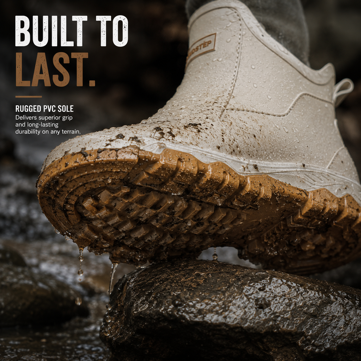 MUDSTEP – Protection Durable pour Terrains Humides & Confort Antidérapant