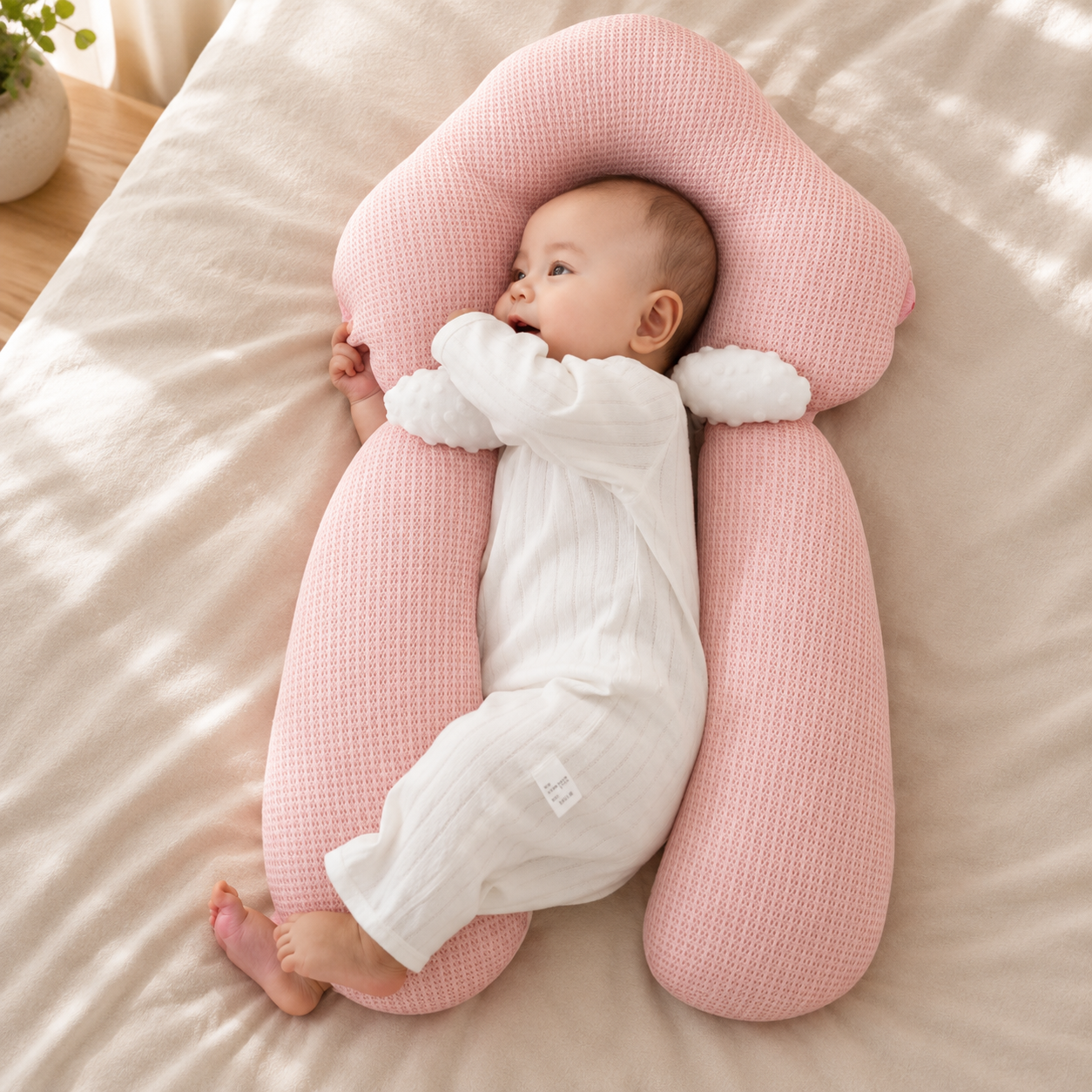 CLOUDNEST – Coussin Ergonomique pour Bébé pour un Sommeil Doux