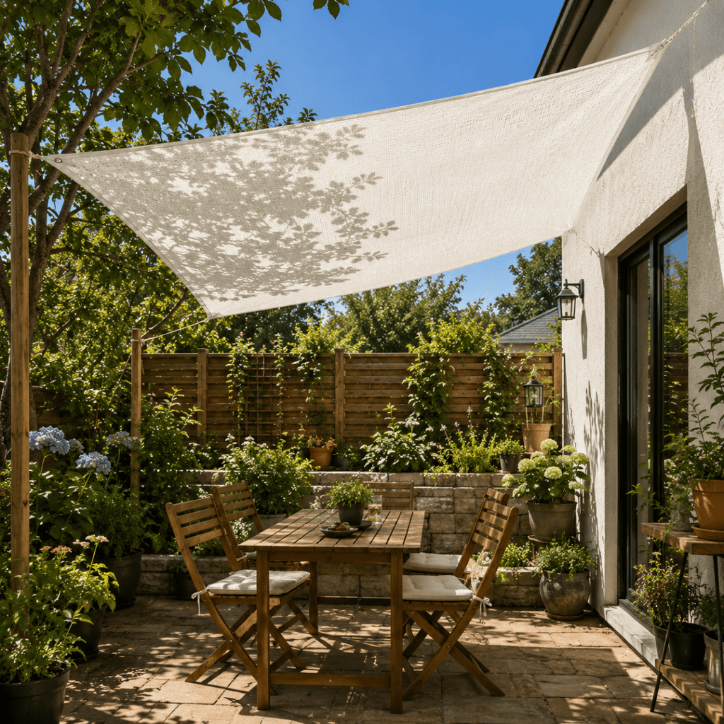 Écran d'ombre HDPE avec protection UV pour terrasse et balcon