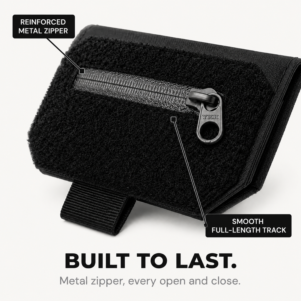 SLIMSAFE – Portefeuille de Ceinture Profil Bas pour un Rangement Pratique des Essentiels