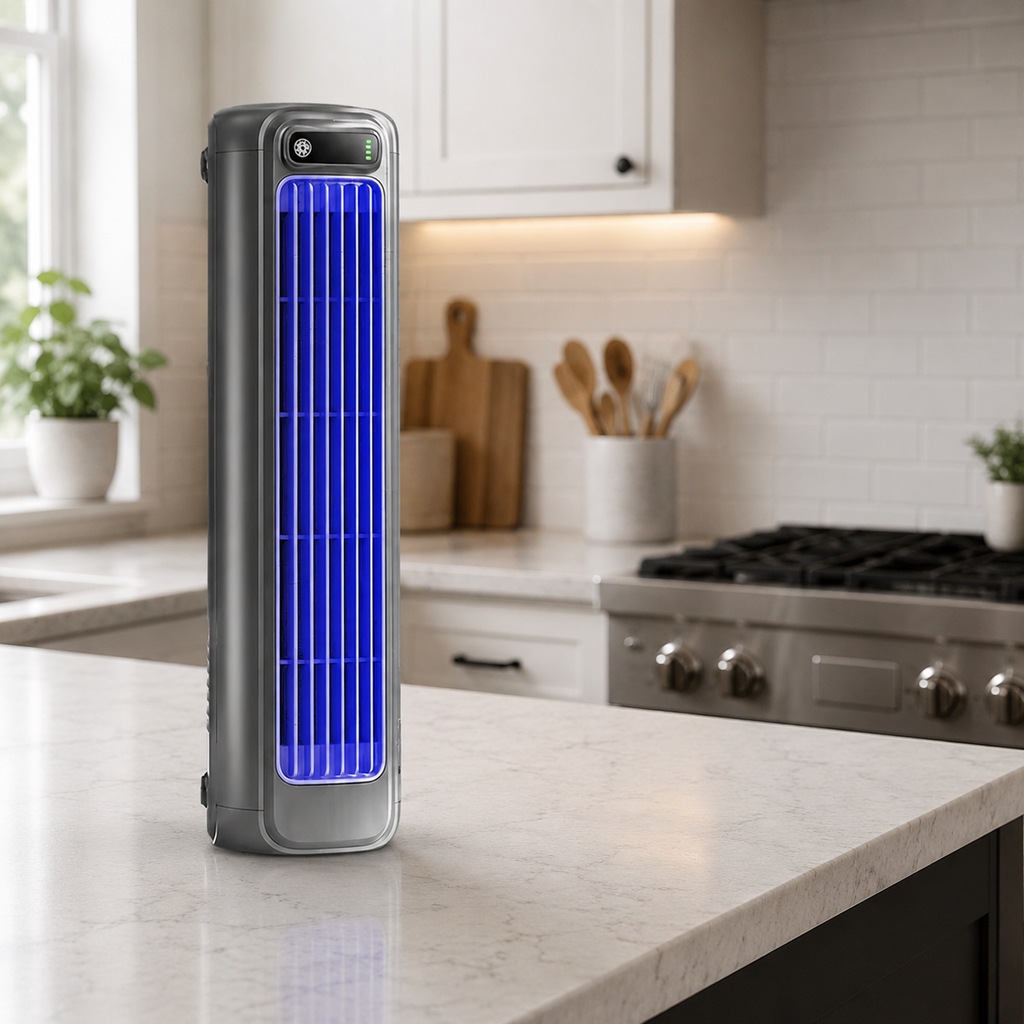 COOLVORTEX – Ventilateur de Refroidissement Portable avec Circulation d'Air Ajustable