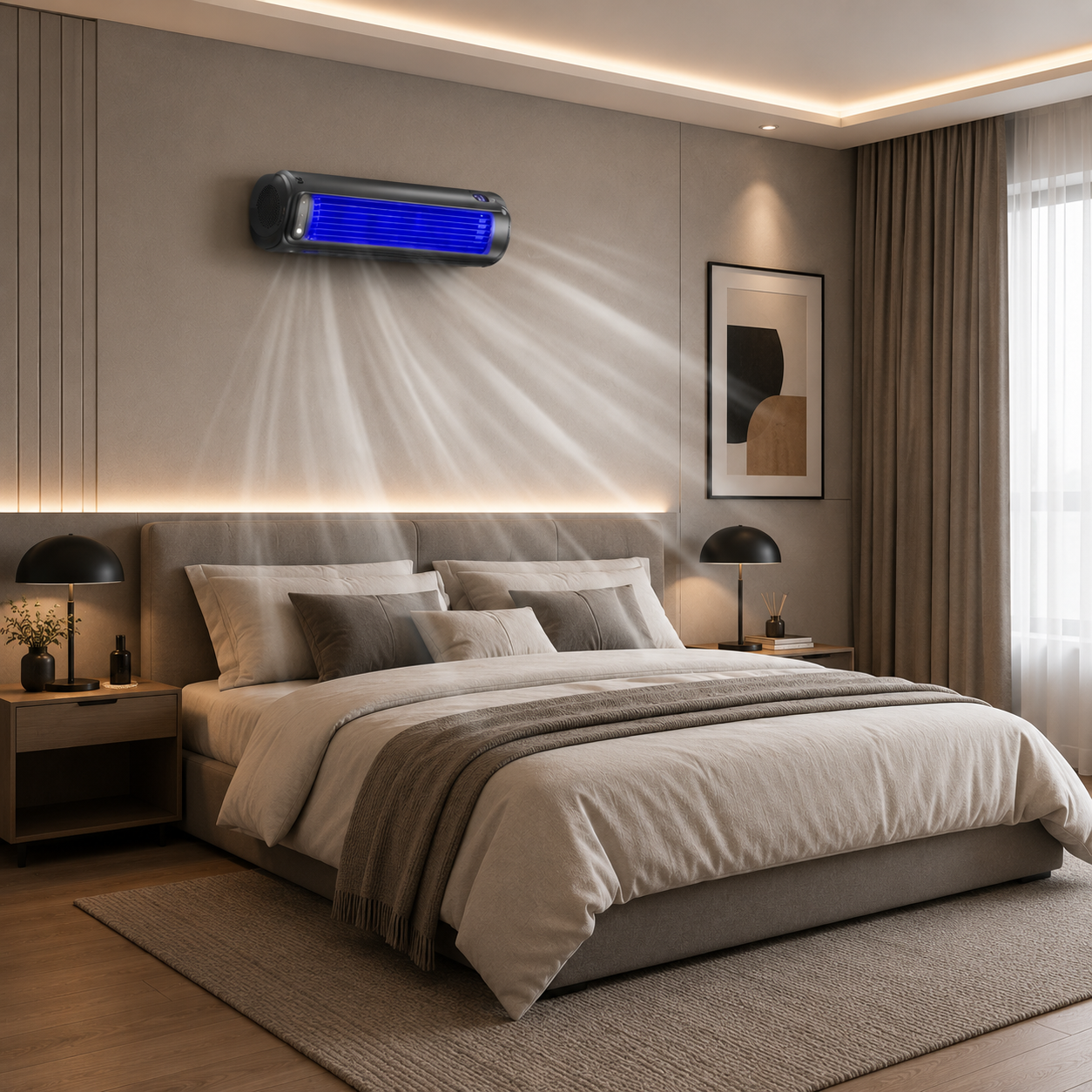 COOLVORTEX – Ventilateur de Refroidissement Portable avec Circulation d'Air Ajustable