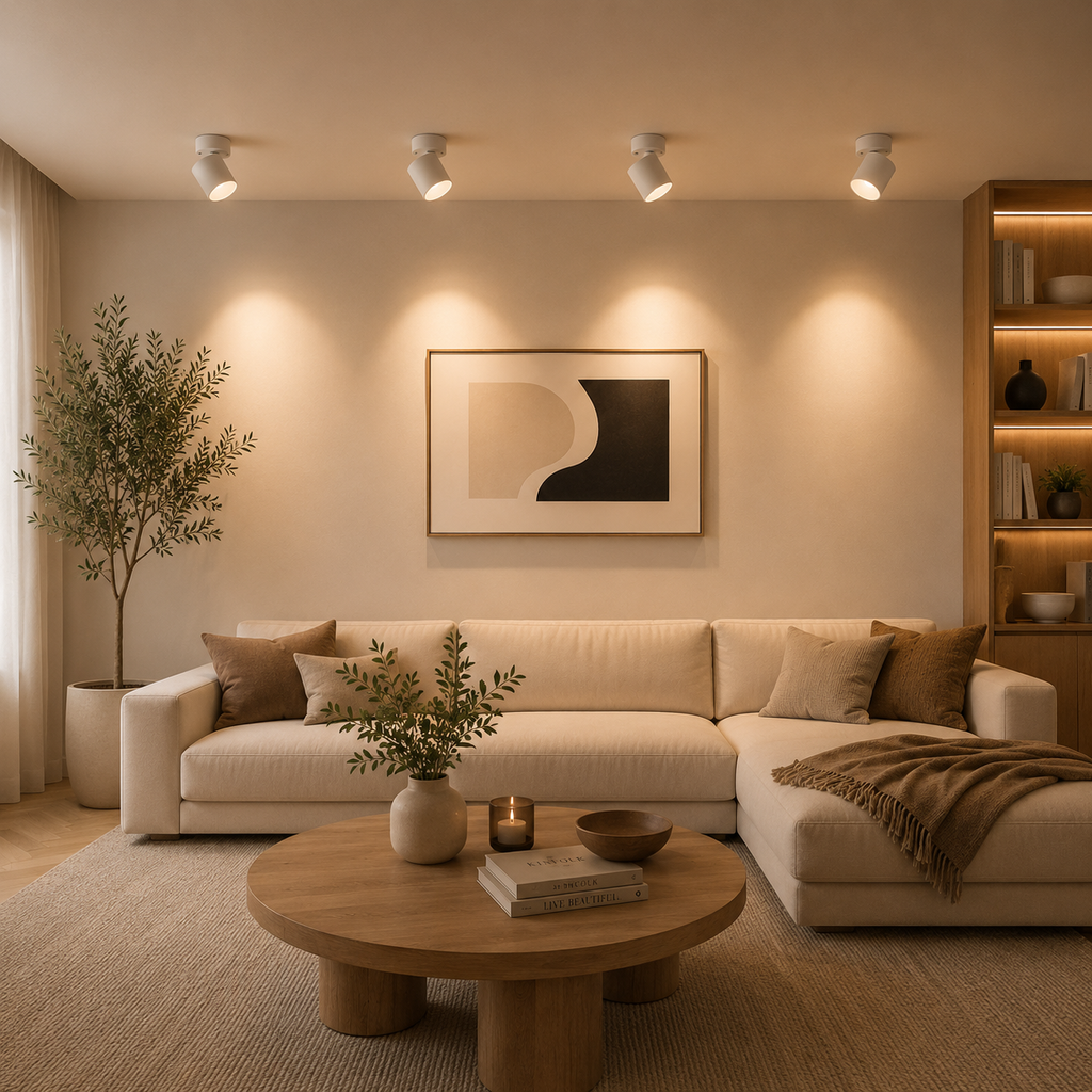 Créez un éclairage précis et d'ambiance avec un spot LED de plafond ajustable