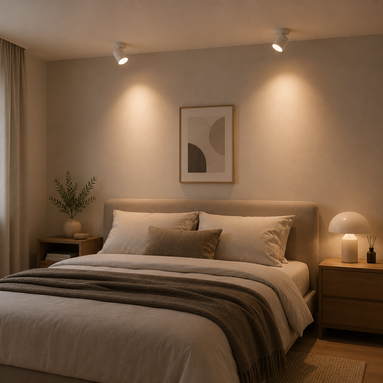 Créez un éclairage précis et d'ambiance avec un spot LED de plafond ajustable