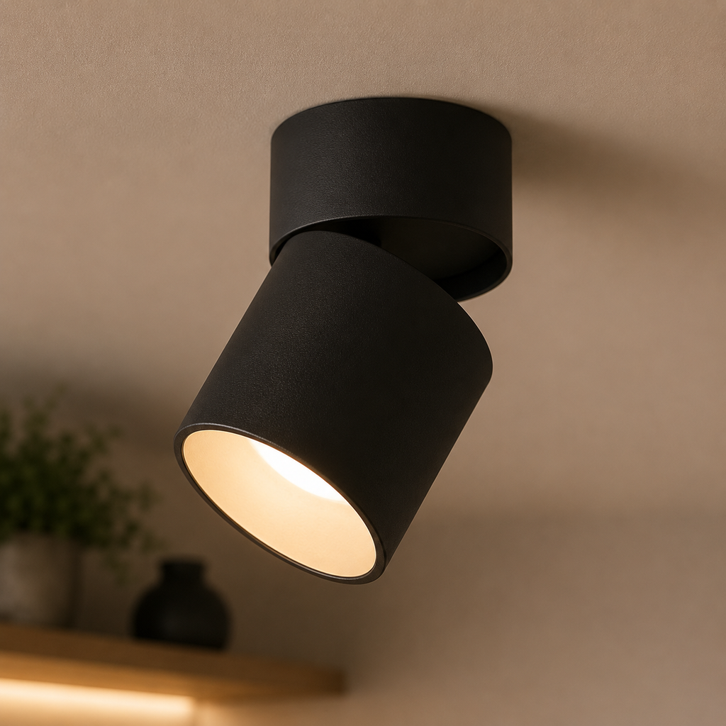Créez un éclairage précis et d'ambiance avec un spot LED de plafond ajustable