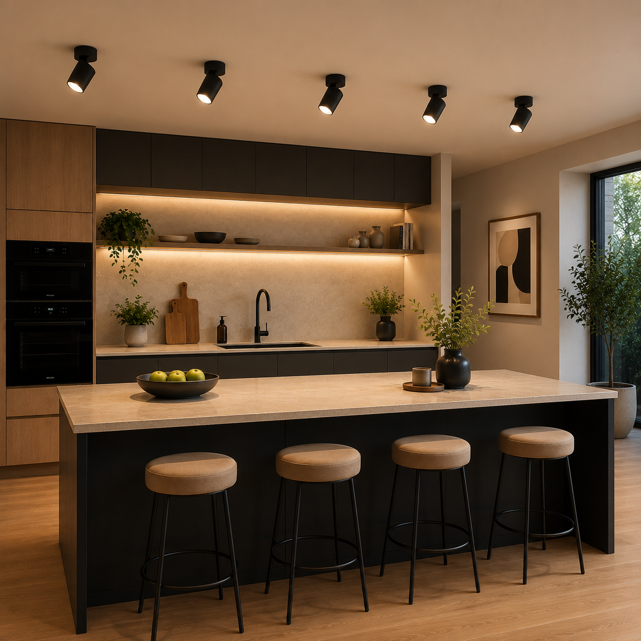 Créez un éclairage précis et d'ambiance avec un spot LED de plafond ajustable