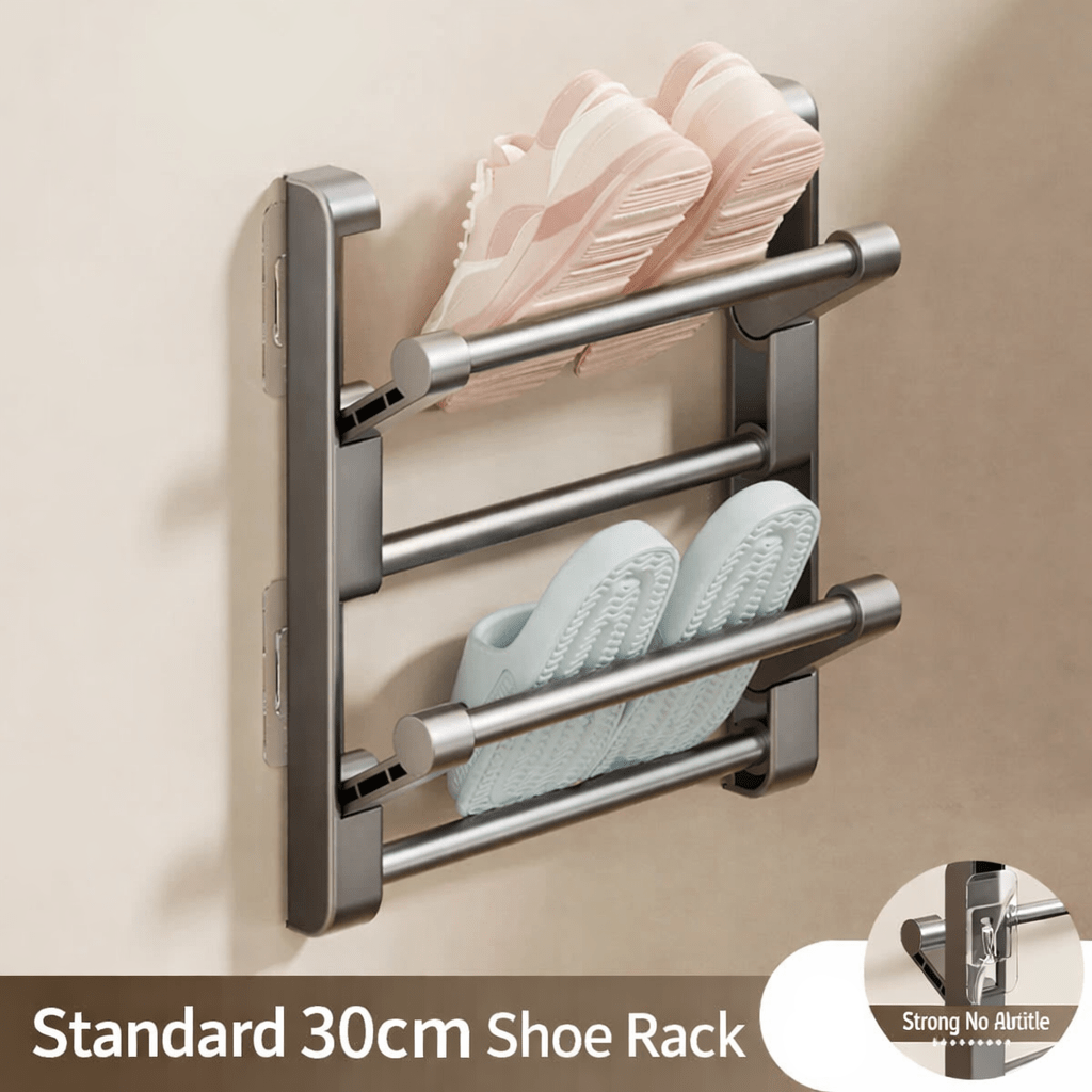 WANDORDNER – Étagère à chaussures murale avec drainage pour un rangement gain de place