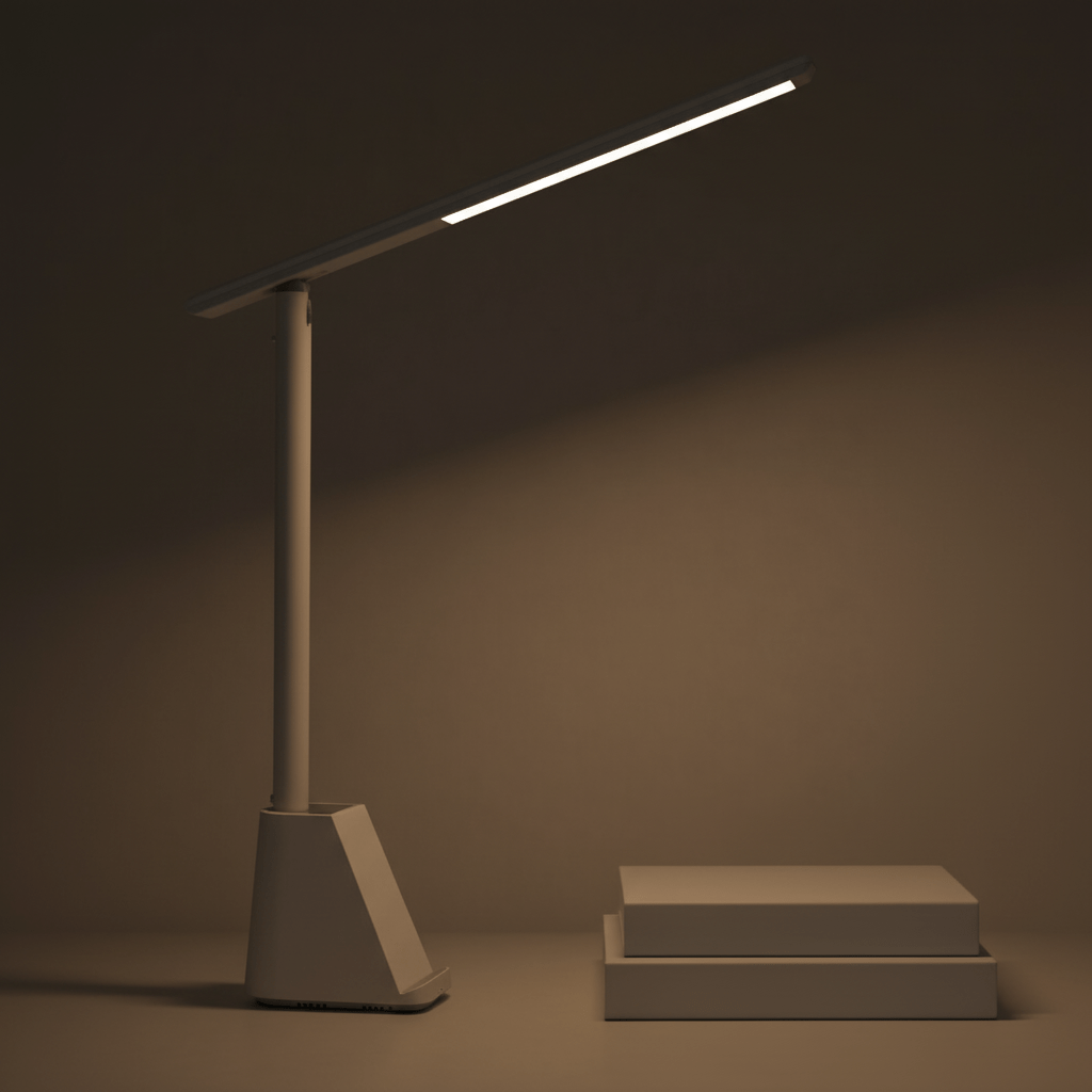 FOLDLITE – Lampe de bureau LED intelligente et pliable avec batterie et fonction dimmable
