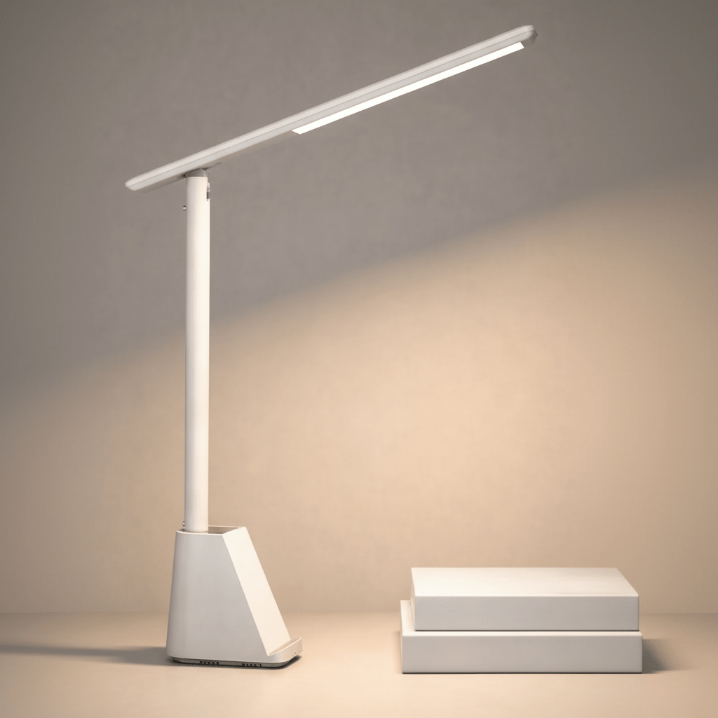 FOLDLITE – Lampe de bureau LED intelligente et pliable avec batterie et fonction dimmable