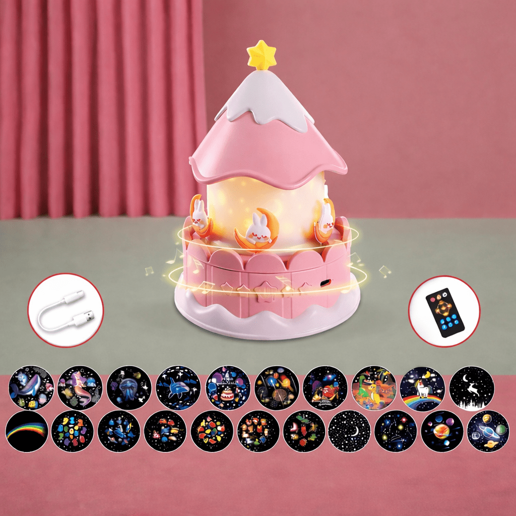 DREAMLIX – Projecteur d'étoiles musical avec 12 thèmes enchanteurs