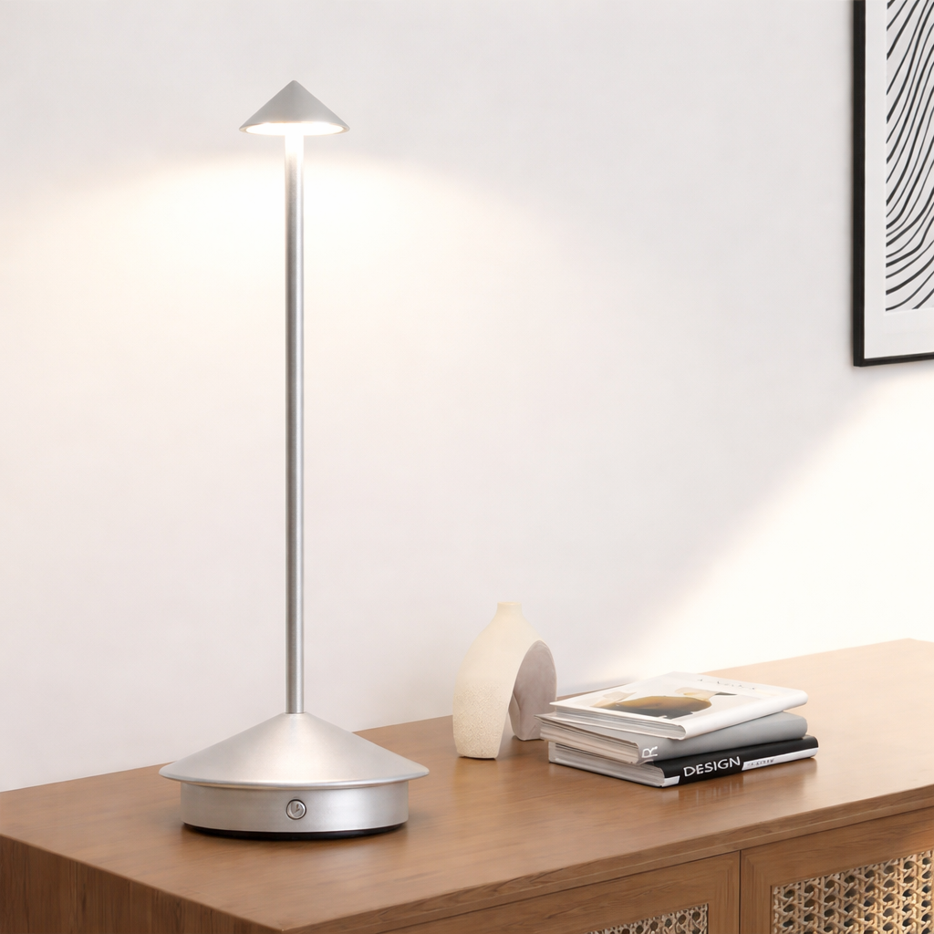 Lampe de table à batterie tactile