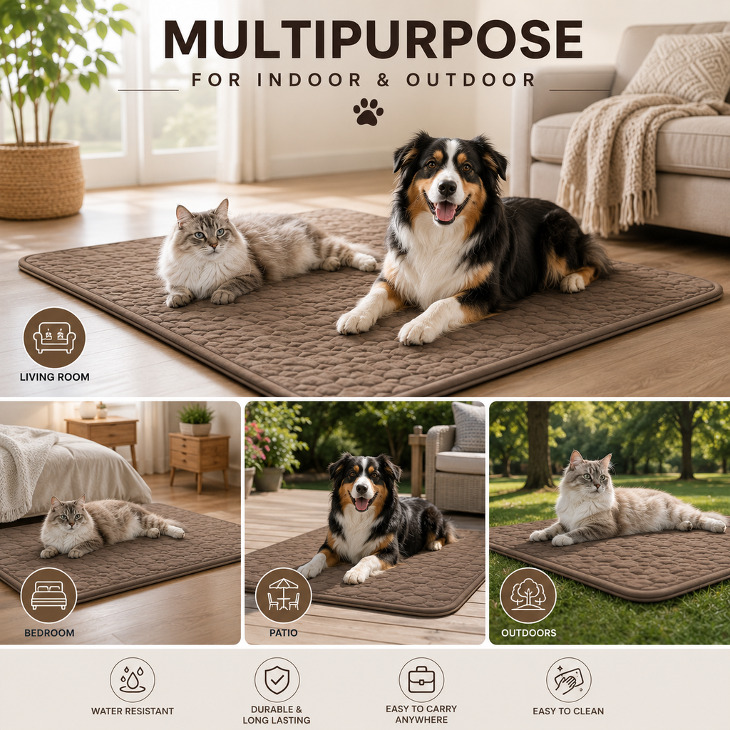 TAPIS CHILLPAWS – Lit Réfrigérant Extra Large pour Chiens et Chats