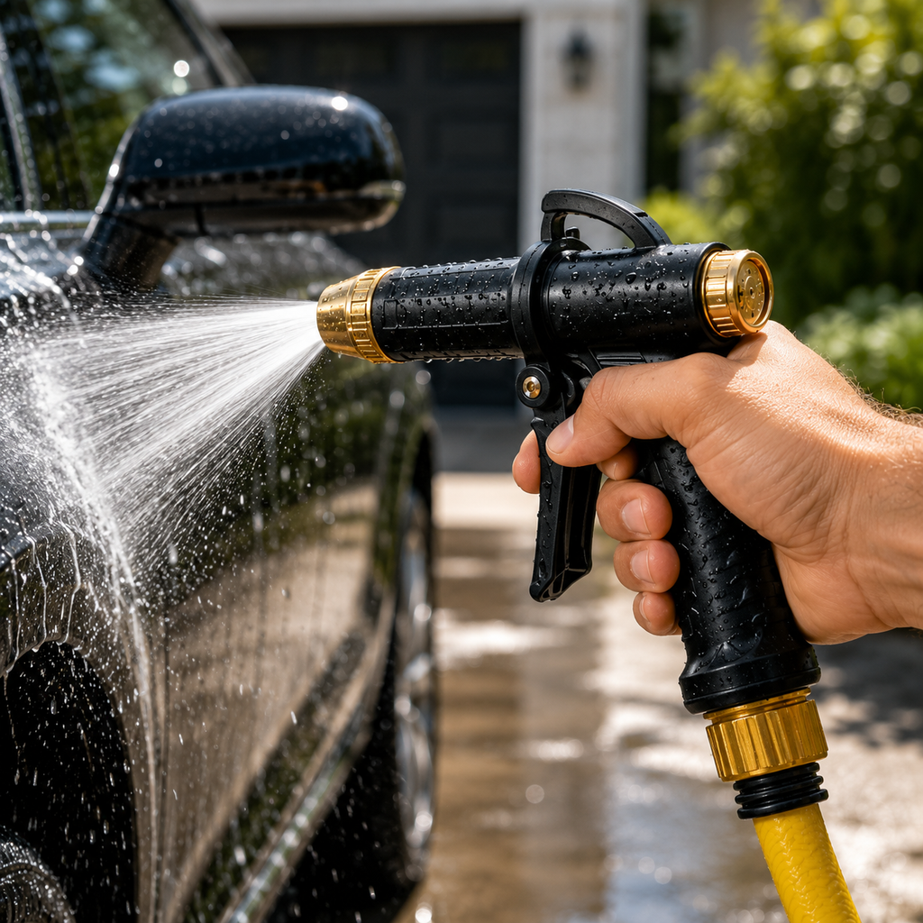 AQUAFORCE - Nettoyeur haute pression pour jardin et voiture