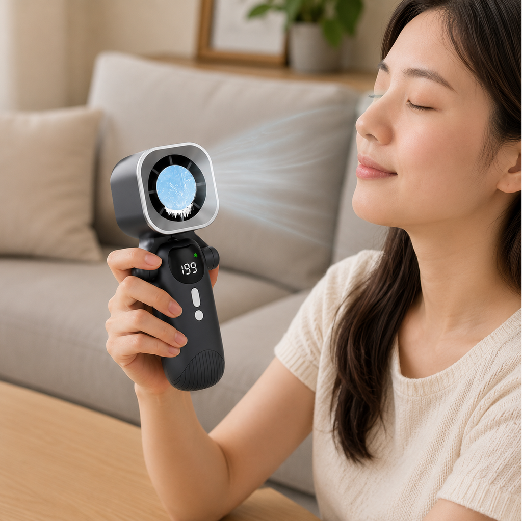 BREEZEVEX – Ventilateur Portable avec Batterie Durable pour Voyage et Travail