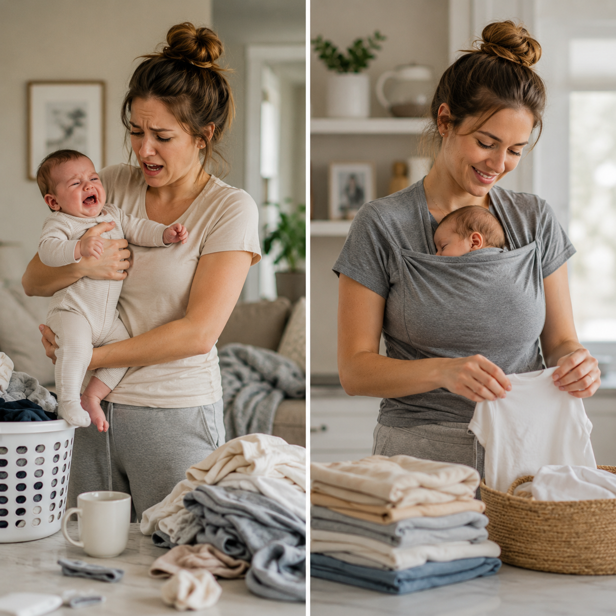 BONDWEAR – T-shirt innovant pour le portage de bébé, pour un parentalité et un allaitement sans les mains