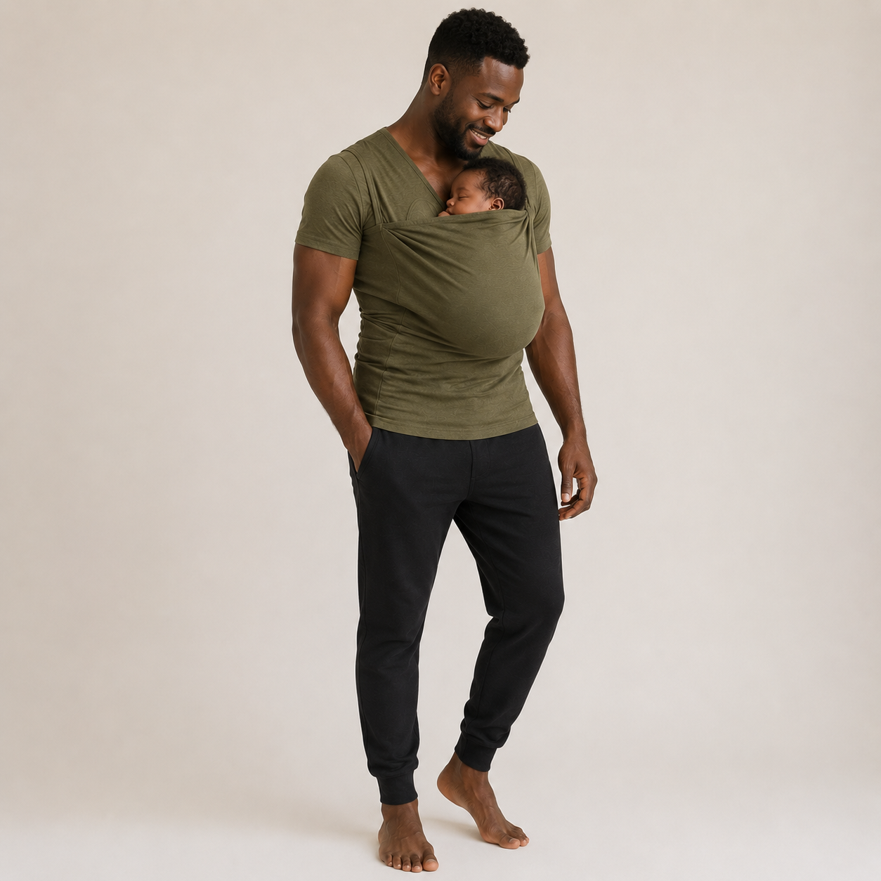 BONDWEAR – T-shirt innovant pour le portage de bébé, pour un parentalité et un allaitement sans les mains